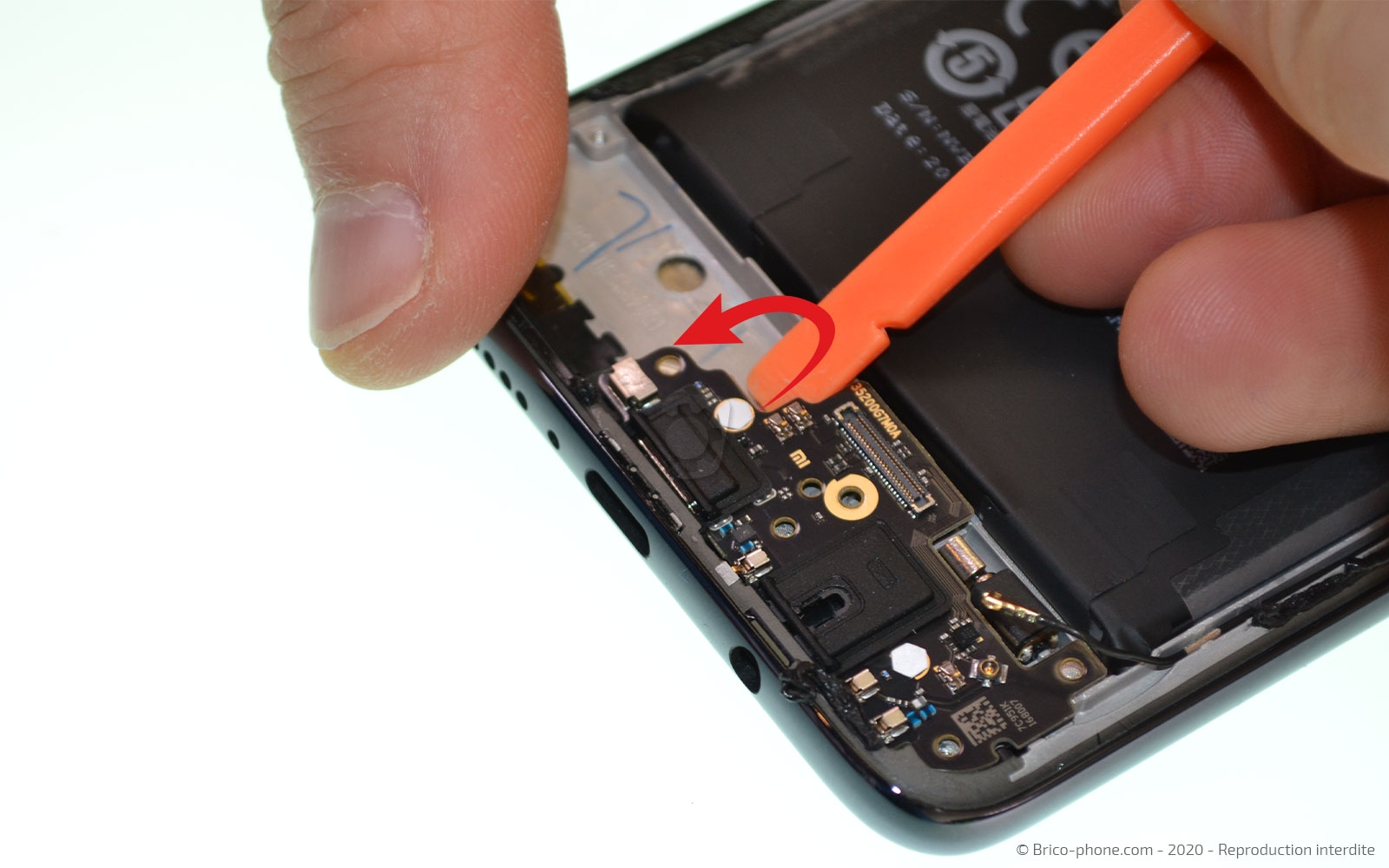 Changement du connecteur de charge sur Redmi Note 8 Pro photo 1